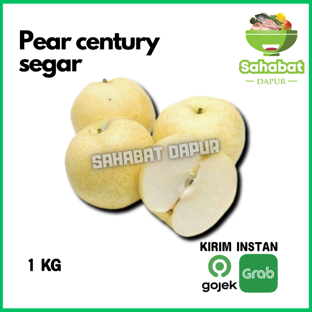 

Pear Century 0,95kg-1kg [4-5buah] / Buah Pir - Sahabatdapur