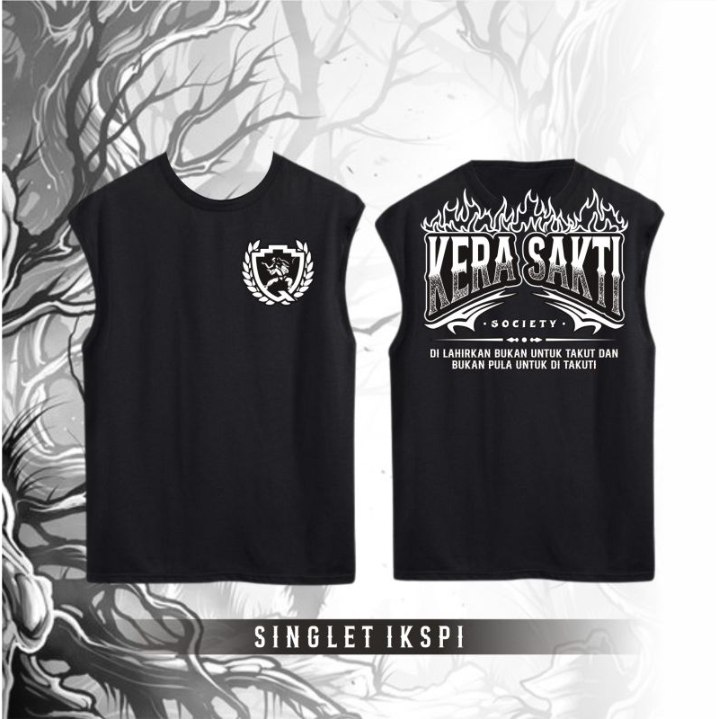 Singlet IKSPI Kera Sakti Society Sablon Dtf print By Ikspi Merch