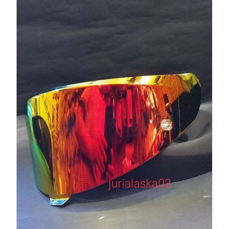 KACA HELM NJS ZX-1R, ZX1 IRIDIUM  | VISOR HELM NJS