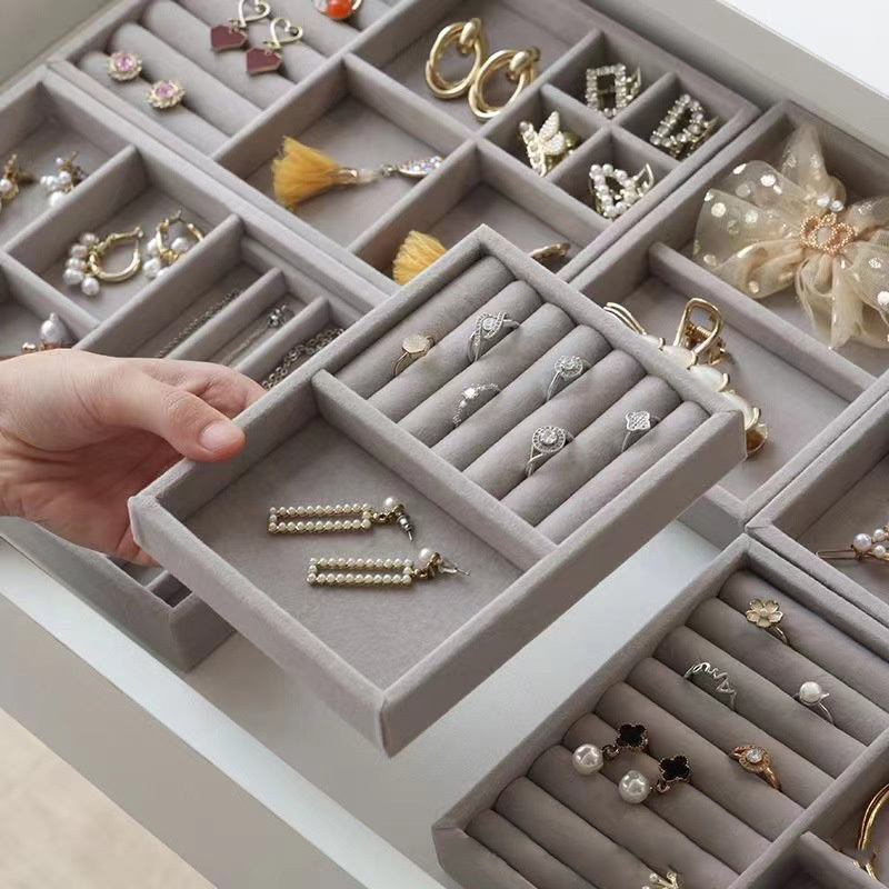 DISPLAY KOTAK PAJANGAN CINCIN BLUDRU TEMPAT CINCIN KOTAK SEKAT WARNA