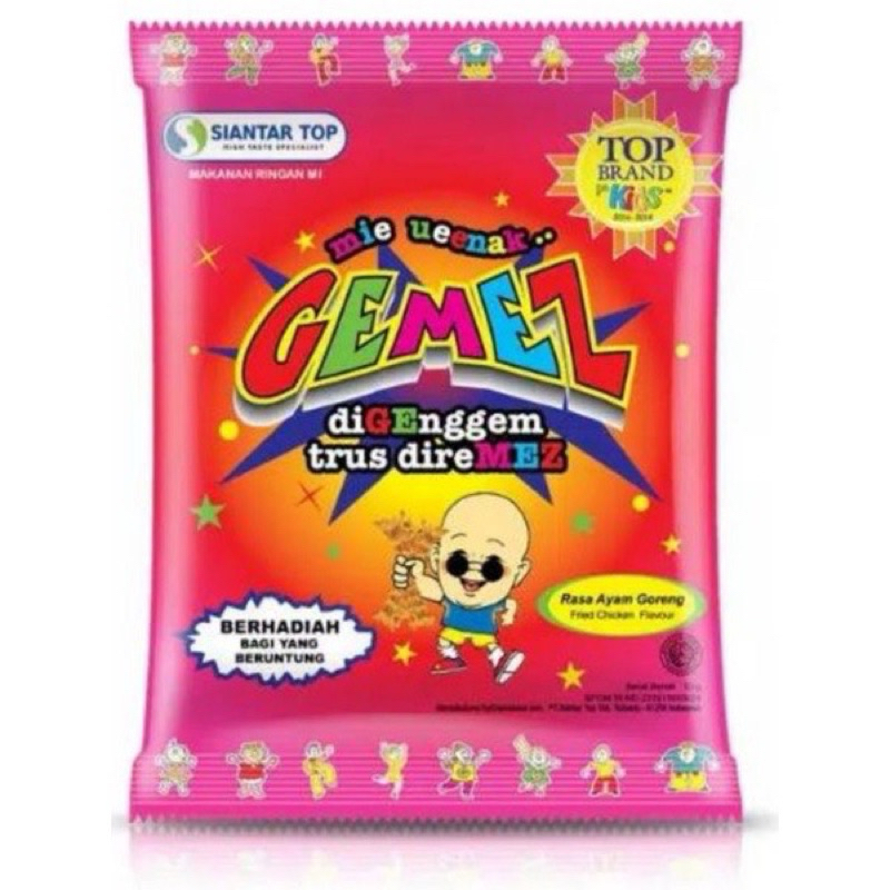 

mie gemez renceng isi 10pcs (random)