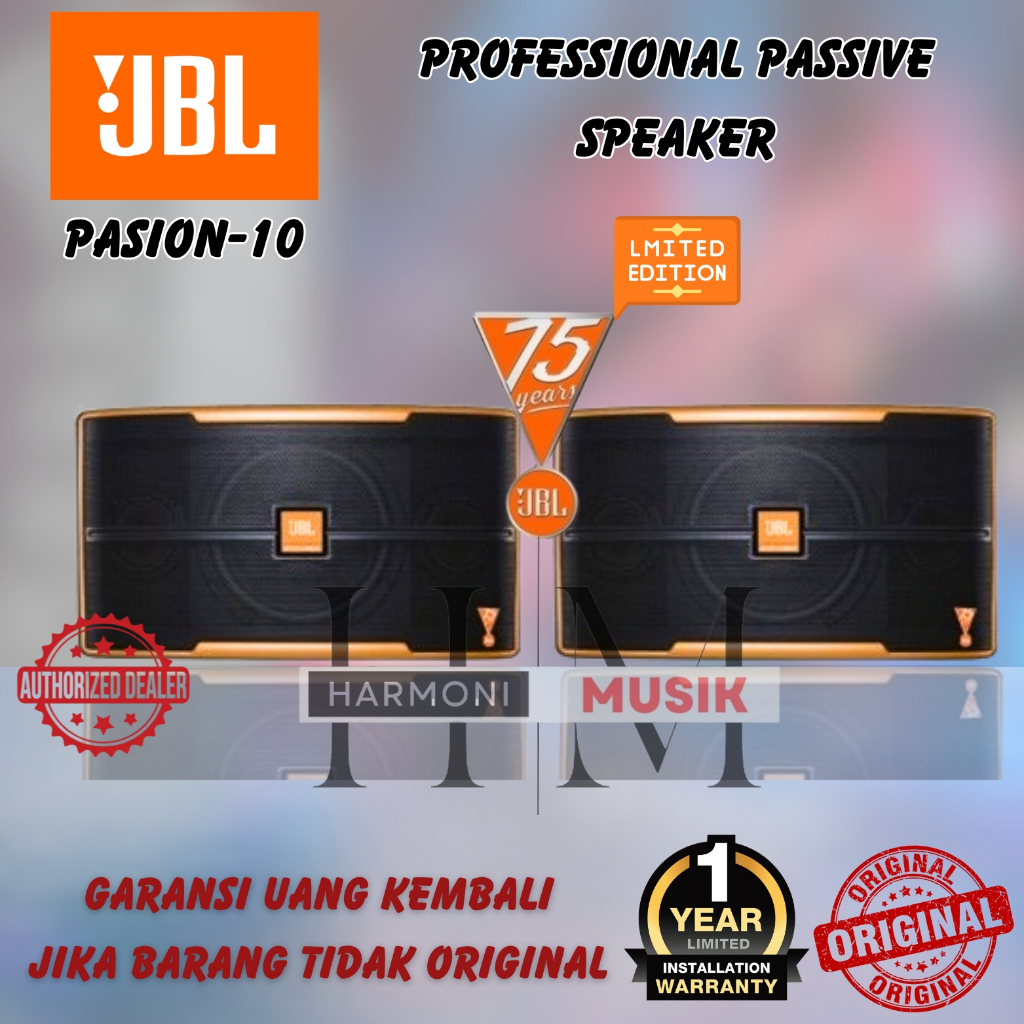 Speaker JBL Pasion 10 10-Inch Speaker Pasif JBL Pasion10 - Limited Edition