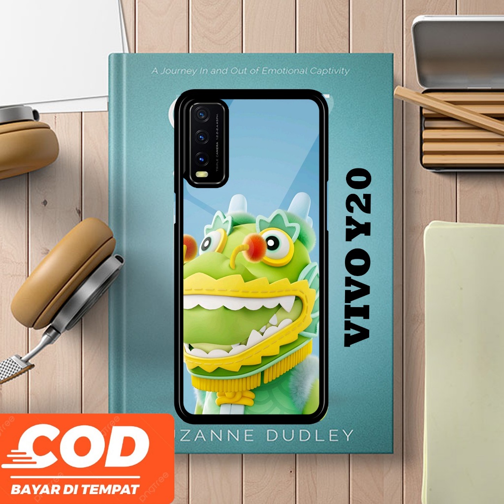 [A47] CUTE PARTY ANIMAL  CASING HANDPHONE VIVO Y20 - CASE AESTHETIC - CASING VIRAL TERBARU VIVO Y20 