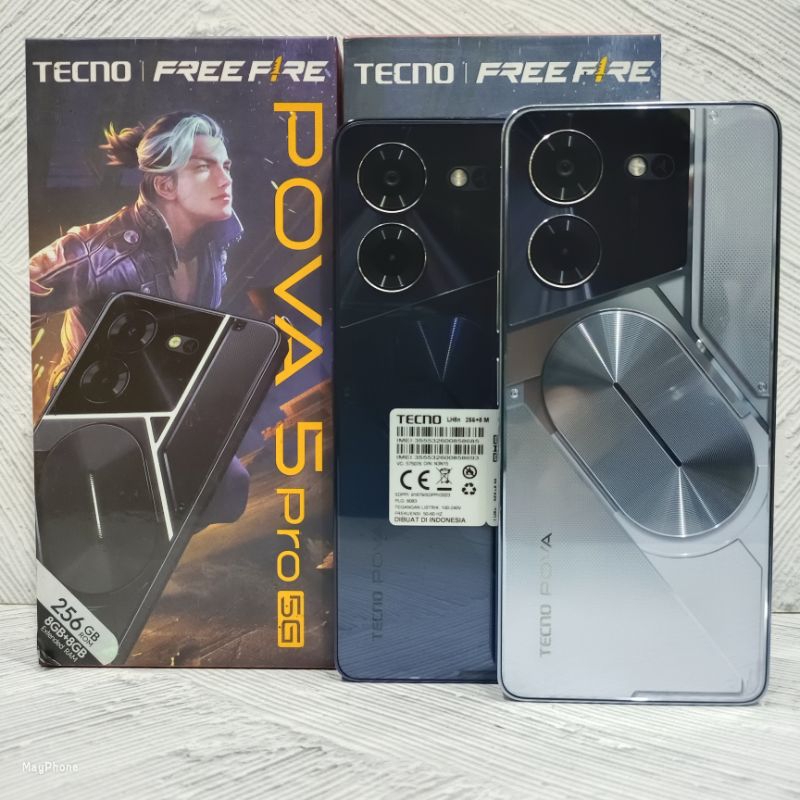 Tecno Pova 5 Pro 5G 8+8/256 GB Handphone Second Bekas Original