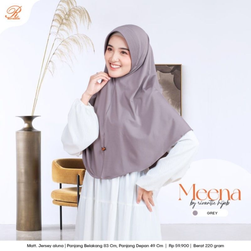 JILBAB JERSEY MEENA BY RIVANTIE HIJAB