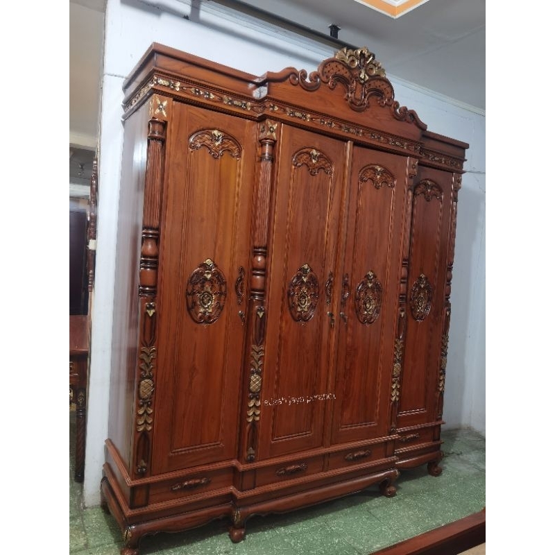 Lemari pakaian / Lemari pakaian jati / Lemari pakaian kayu jati