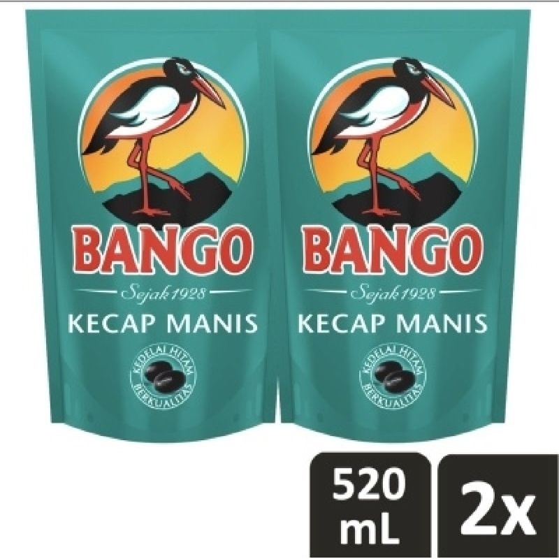 

Bango Kecap Manis Refil 520ml / 720g - 2 Pouch