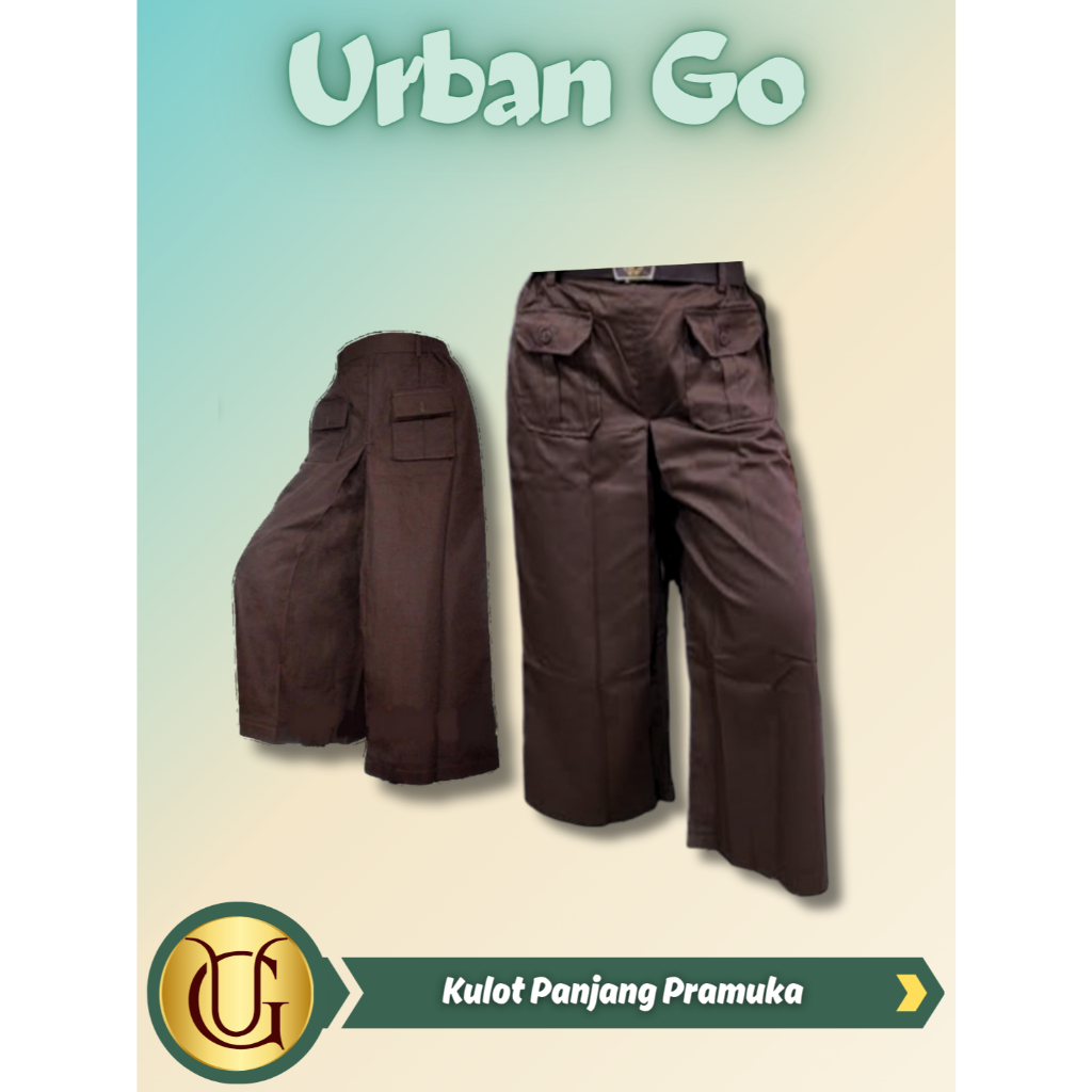 Celana Rok Kulot Panjang Pramuka SD SMP SMA Kelas 1 2 3 4 5 6 7 8 9 10 11 12 / Celana Kulot Pramuka 