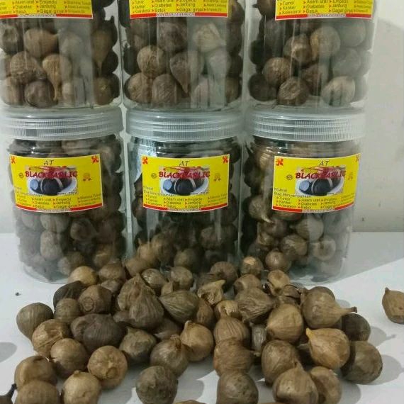 

promo bawang putih tunggal/lanang oven/black garlik 200 gram/free packing kardus