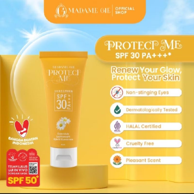 Promo Madame Gie Madame Protect Me Sunscreen SPF 30 PA +++ Calendula