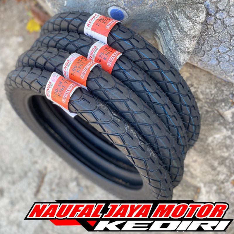 BAN LUAR TUBE TYPE RING 18 KENDA K761 275+300 BAN RING 18 KENDA
