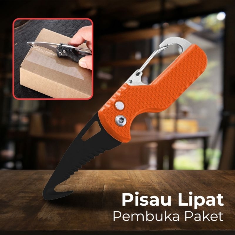 BROWNING Pisau Lipat Pembuka Paket Folding Express Package Knife