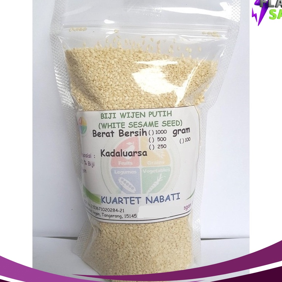 

HEMAT 25gr Roasted Wijen Putih White Sesame Seeds Oven Sangrai