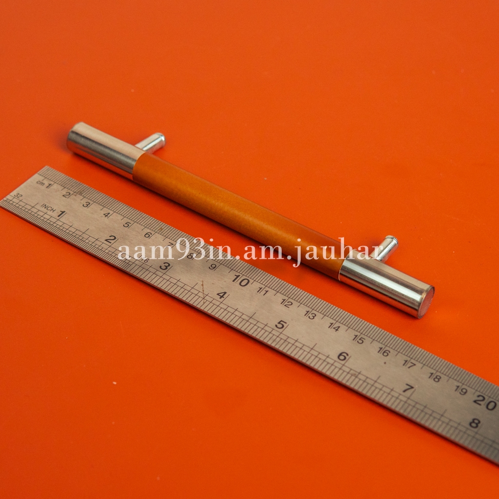 Handle 16 cm Tarikan Gagang Kunci PINTU Lemari Laci Kicenset Loker Etalase Kabinet Stainles Bulat Wa