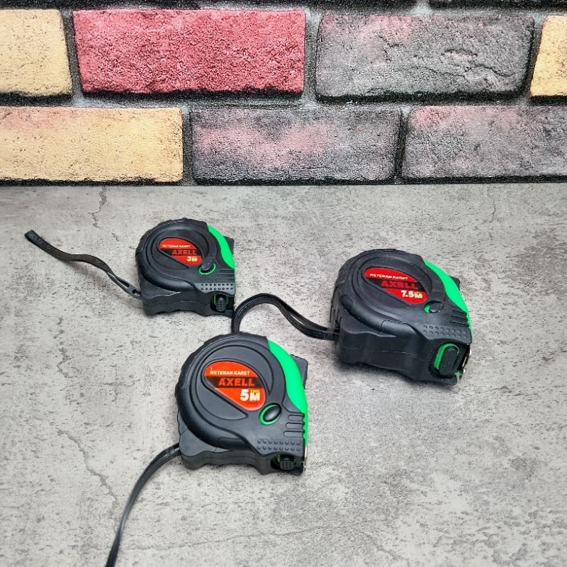 Meteran tukang, pengukur tukang bangunan 3meter,5meter,7,5meter