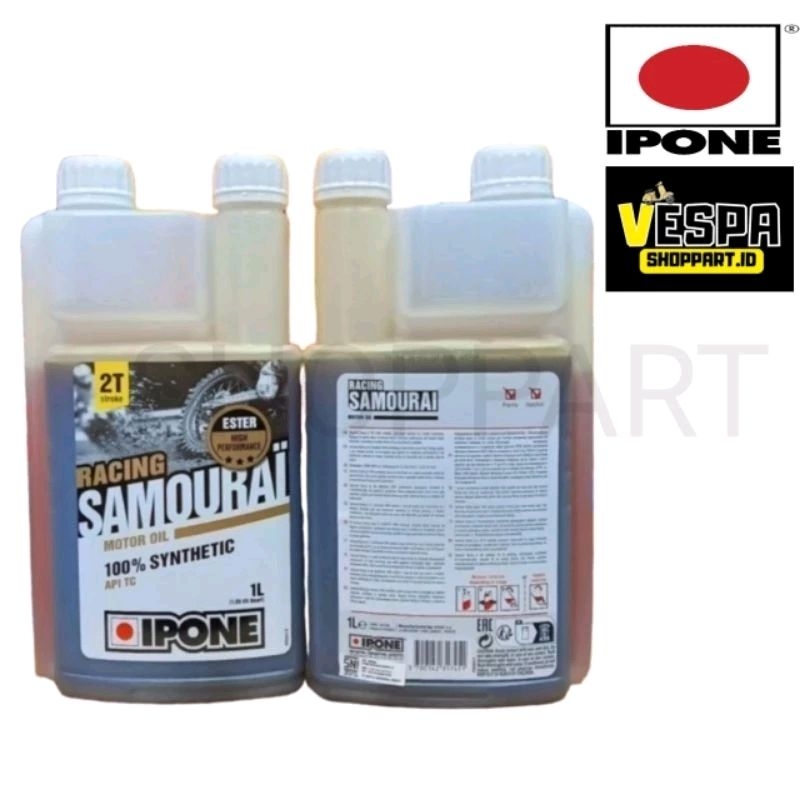 Oli Samping Ipone Samourai 2T - Oli Samping Motor 2tak - Samourai