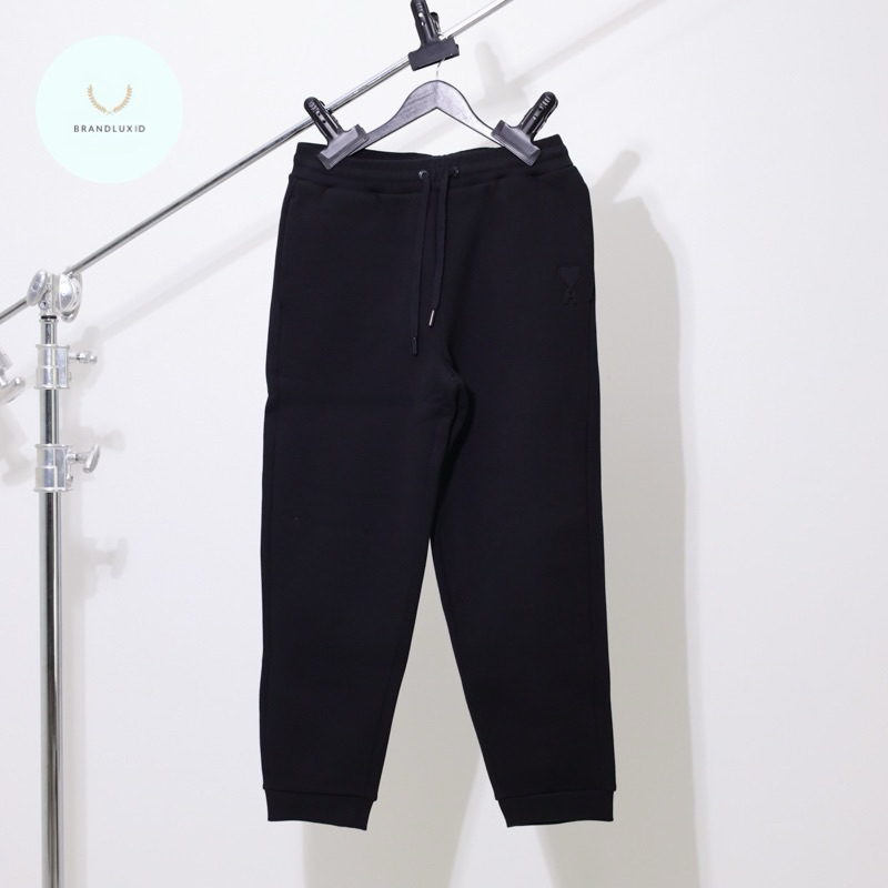 AMI Men Ami De Coeur Track Trousers in Black
