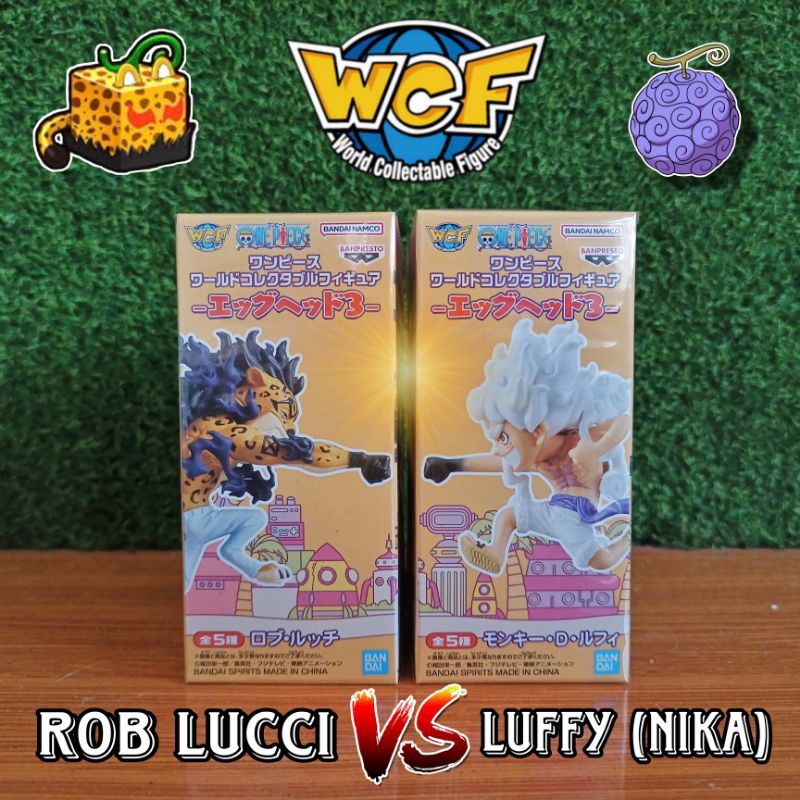 Wcf One Piece Egghead - Lucci (Zoan) vs Luffy (Nika)