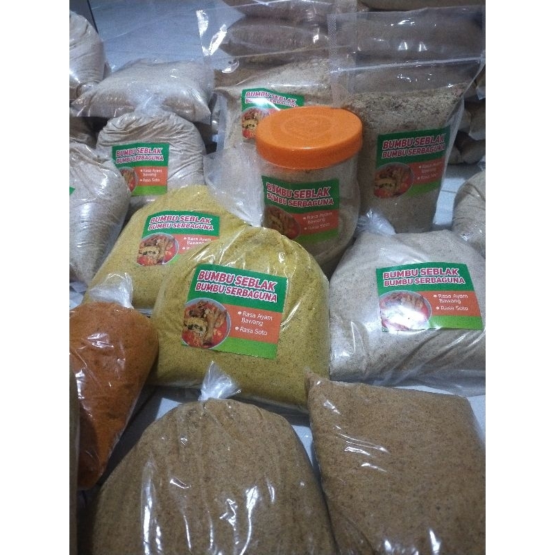 

paket MERDEKA bumbu seblak rasa ayambawang / rasa soto bumbu kuah s moga blak gurih
