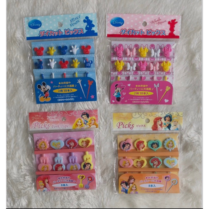 Tusukan Bento Disney Motif Disney Mickey Minnie Princess Toy Story