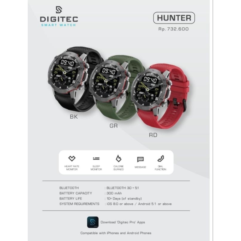 Jam tangan Digital smart watch orginal