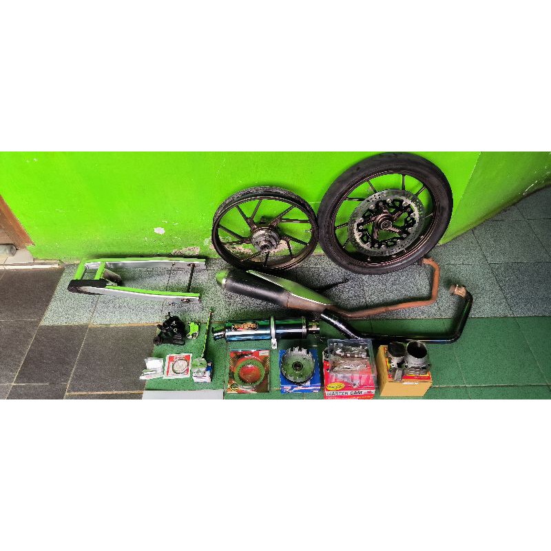 knalpot raptor bluemoon satria fu fi