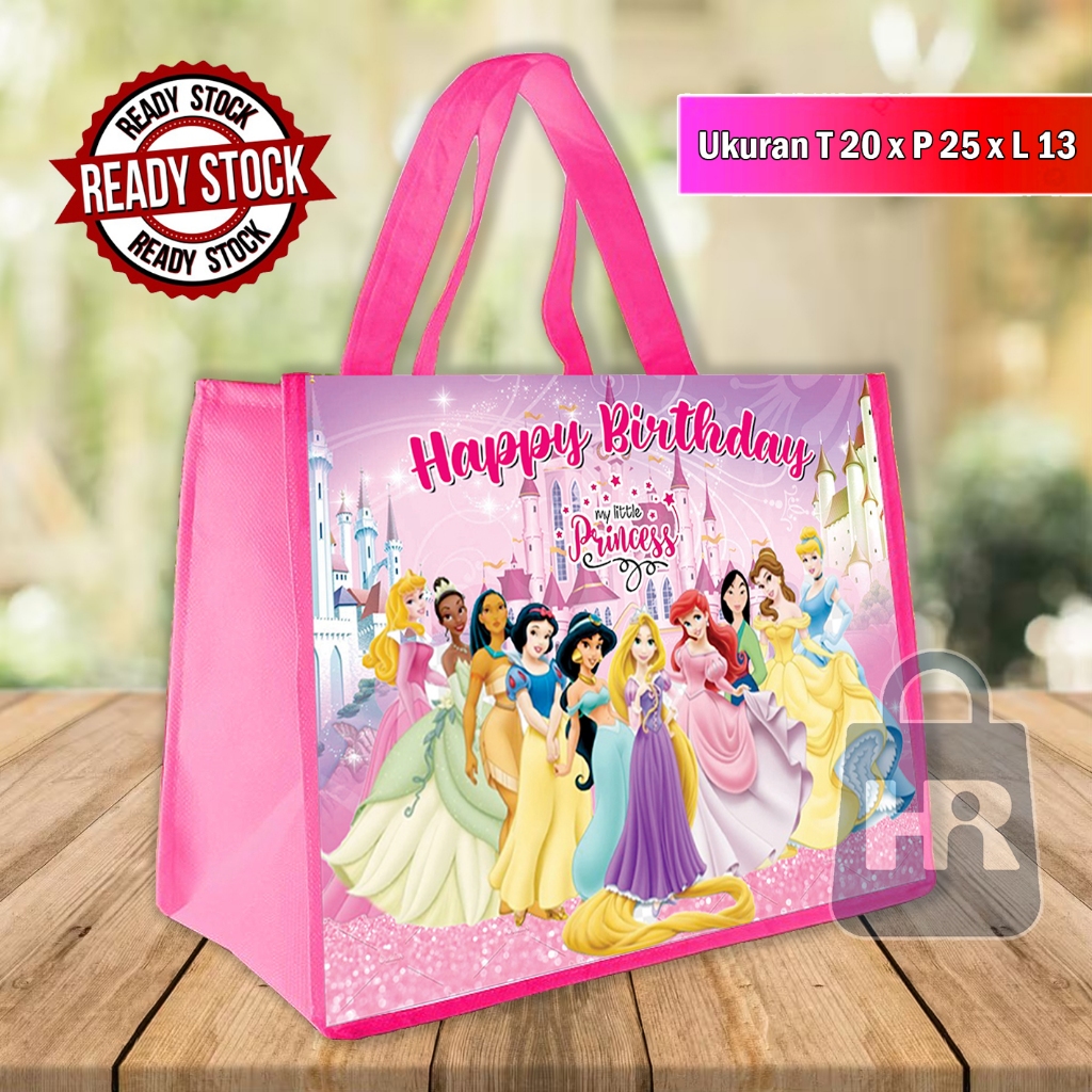 

READY STOK TAS ULANG TAHUN / TAS ULTAH PRINCESS / TAS ULTAH UKURAN KFC / TAS ULTAH TERLARIS / TAS SOUVENIR ULTAH ANAK / GOODIE BAG BINGKISAN SOUVENIR ANAK