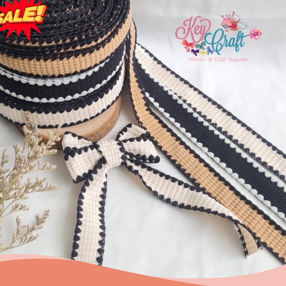 

EKSTRA PROMO Pita Korea Tweed Anyaman size 25cm