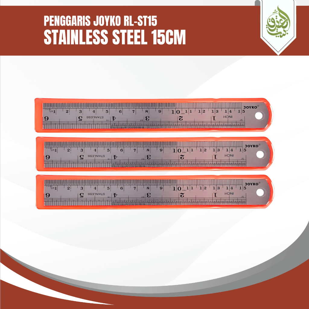 

Penggaris Besi Joyko Stainless Steel 15CM | [PCS]