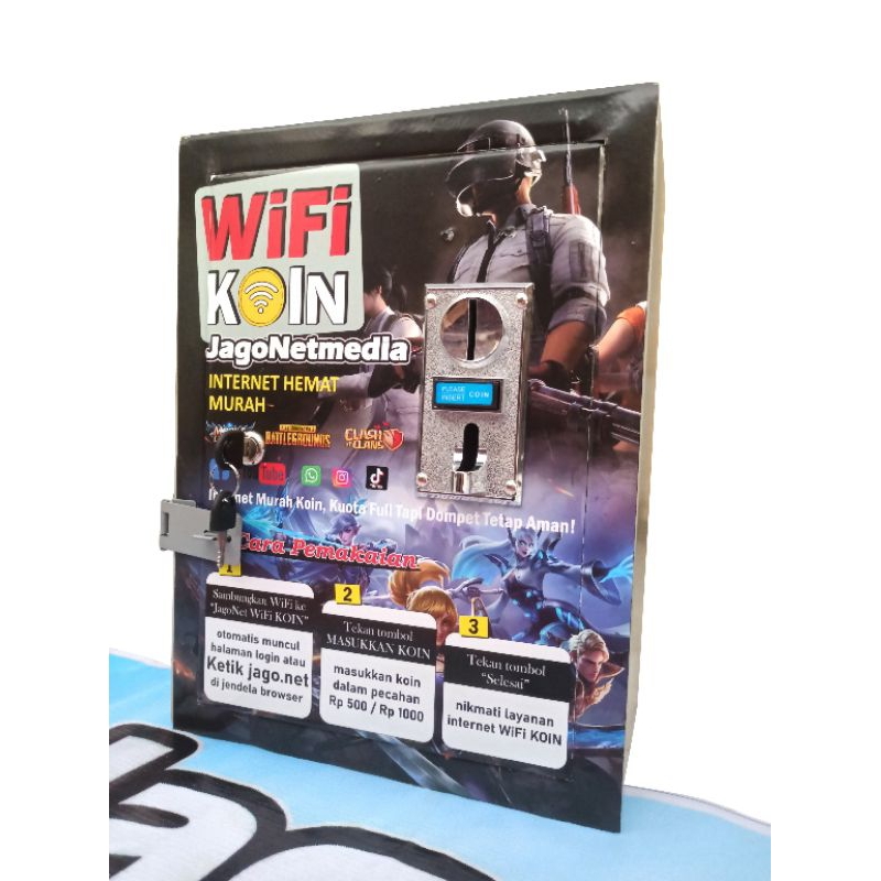 Mesin WiFi KOIN paket siap usaha