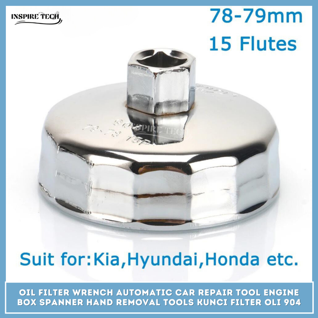 Kunci Alat Pembuka Oli Filter Mobil Model 904  / 79mm Untuk Merk Mobil kijang kapsul daihatsu suzuki