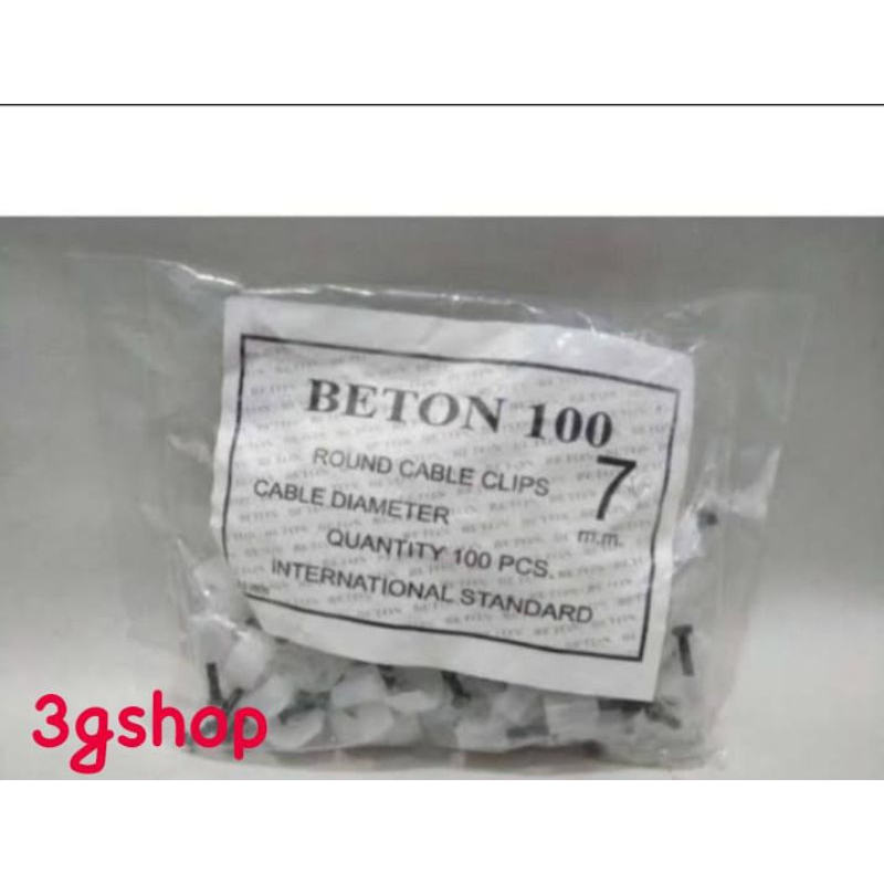 KLEM KABEL NO 7 BETON 100