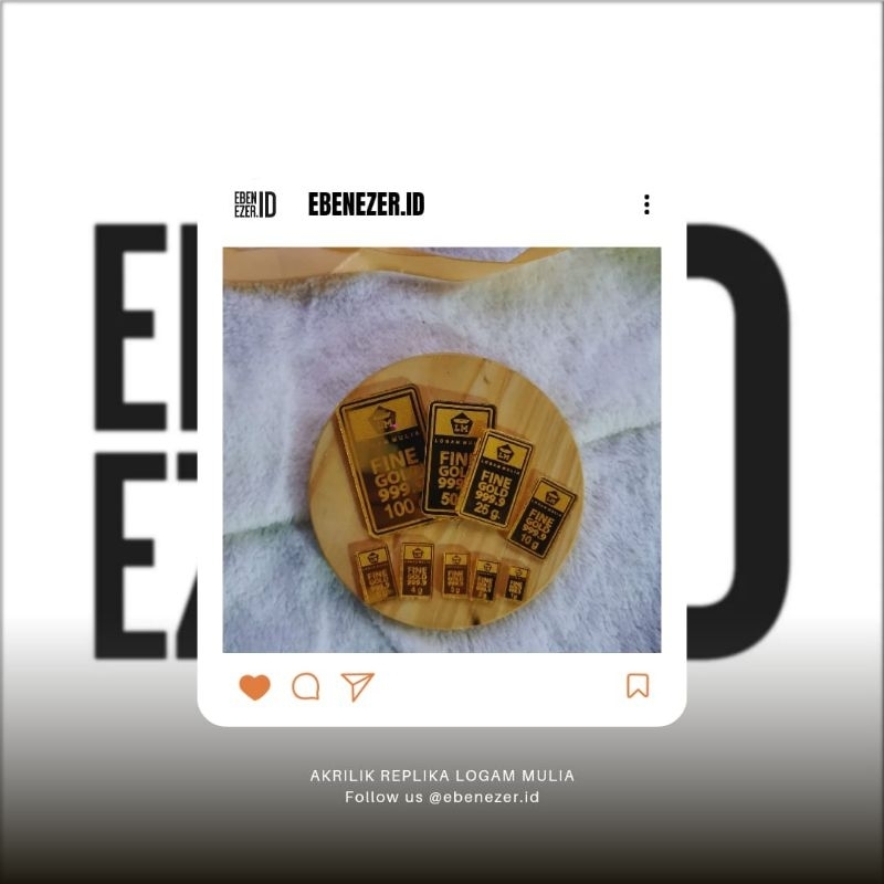 READY REPLIKA LOGAM MULIA 0,5 gram - 5 gram / REPLIKA EMAS ANTAM LM ANTAM / LOGAM MULIA MAINAN UNTUK