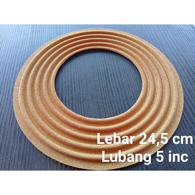Damper Speaker 18_21 inc Lubang 5 inc Trepes Datar