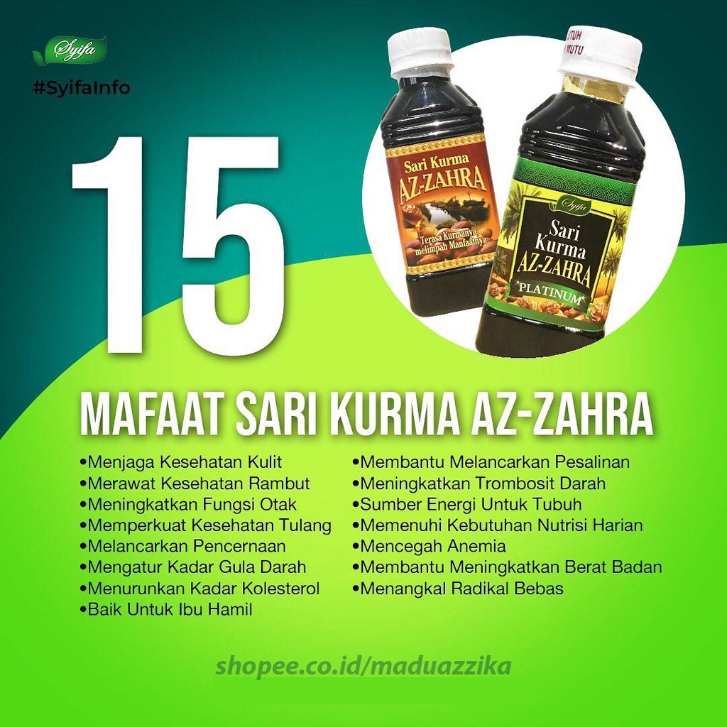 

SARI KURMA AZ-ZAHRA 330gr