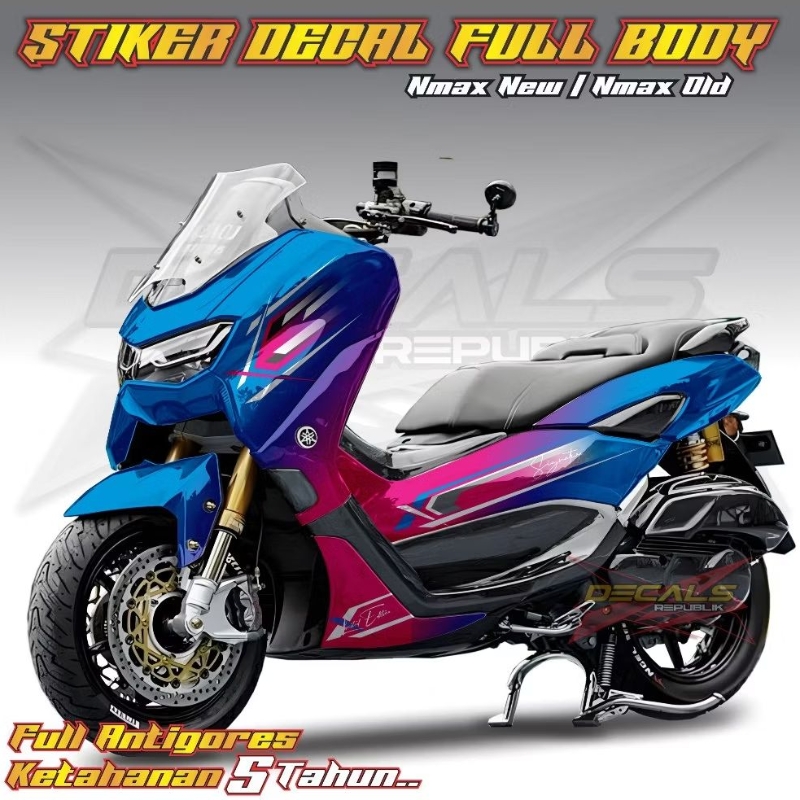 Stiker Decal Nmax New 2020 2021 2022 Nmax Baru Nmax Old 2015 2016 2017 2018 2019 Nmax Lama Full Body