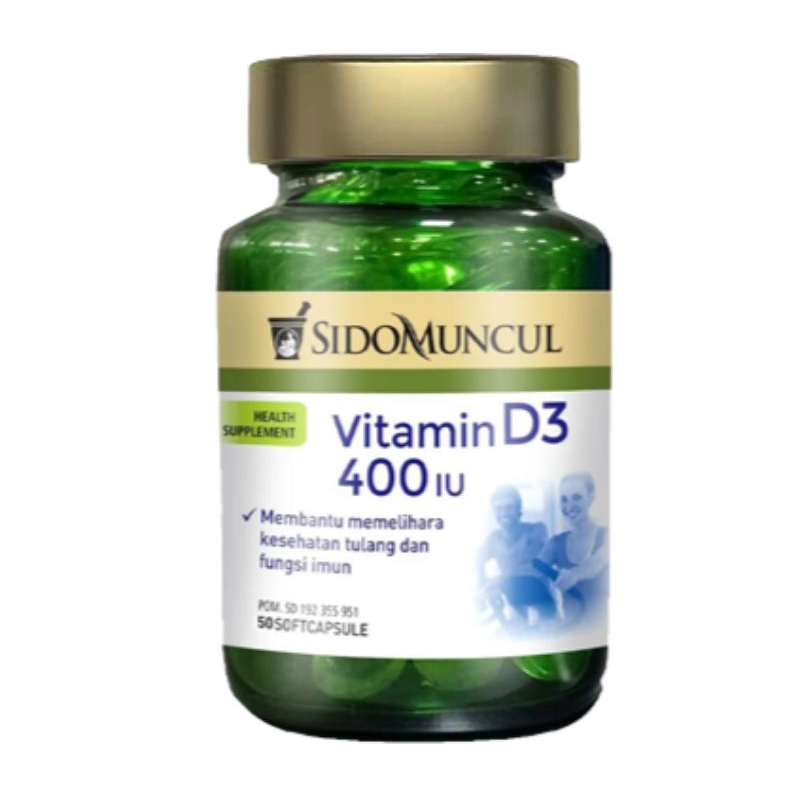 SIDOMUNCUL HEALTH SUPPLEMENT Vitamin D3 400 SOSOFTCAPSULE