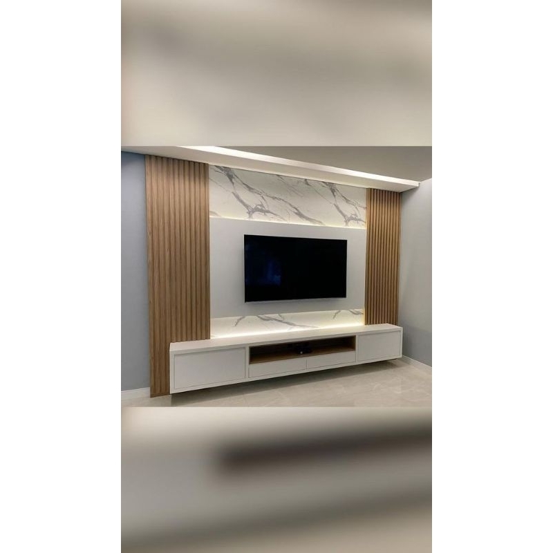 Backdrop TV   Lemari TV minimalis