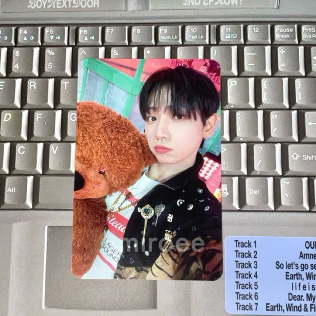 BOYNEXTDOOR Myung Jaehyun M2 WHY photocard