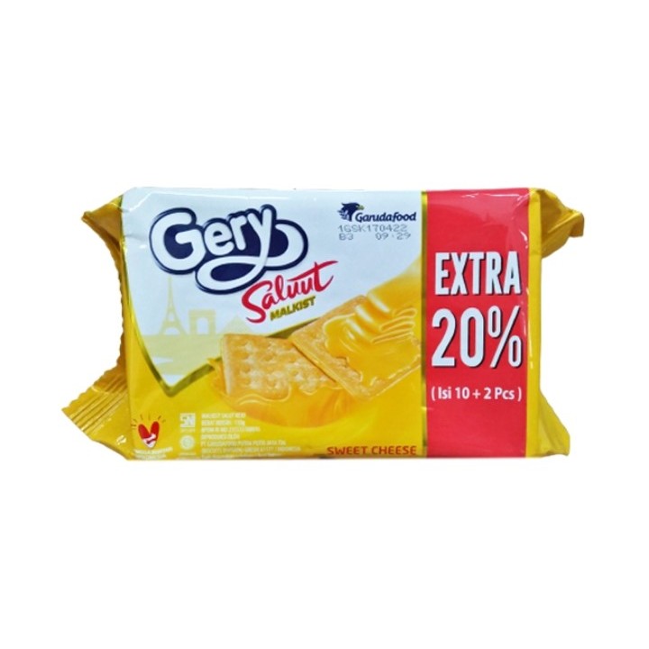 

Gery Saluut Malkist Sweet Cheese 110 gr 1 Pack