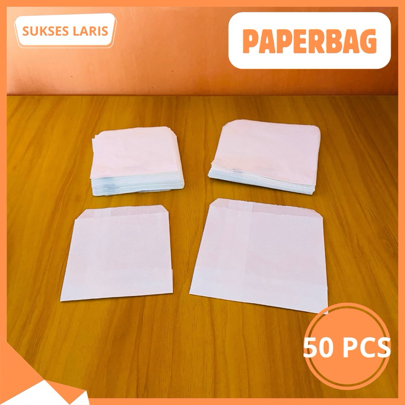 PAPERBAG PUTIH POLOS | PAPERBAG KENTANG GORENG | BUNGKUS KERTAS | KANTONG KERTAS | KERTAS BURGER KEN