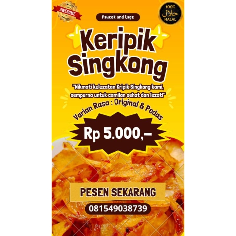 

Kripik Singkong Kang Topik