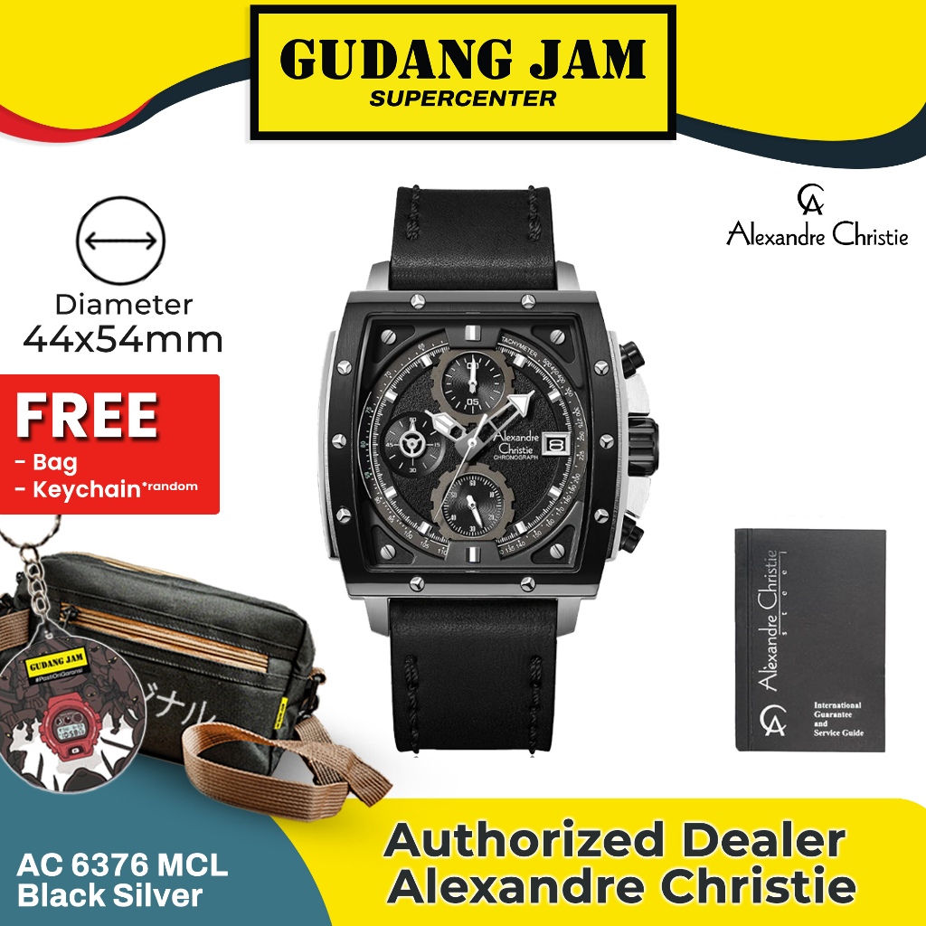 Alexandre Christie Pria - Jam Tangan Pria Alexandre Christie AC 6376 MCL AC6376MC AC 6376 MCLTBBA Bl