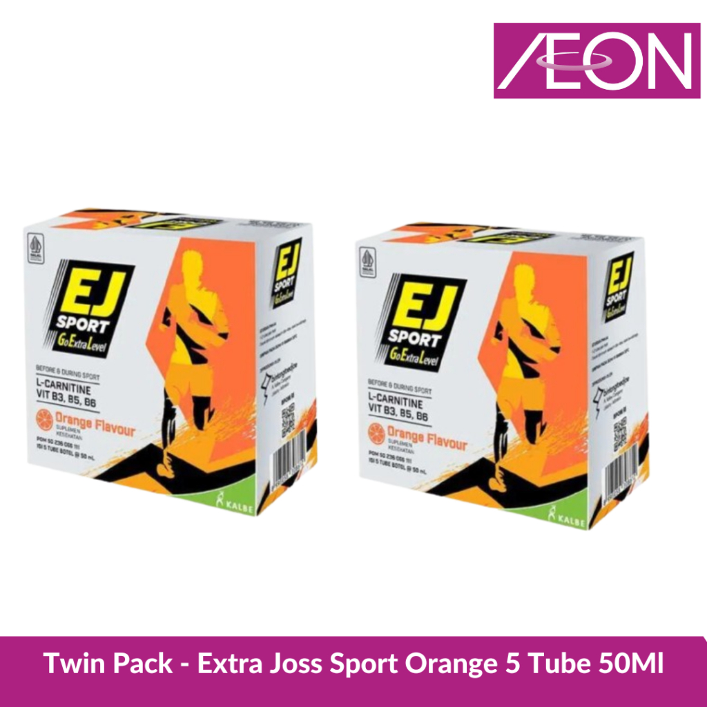 

Twin Pack - Extra Joss Sport Orange 5 Tube 50Ml