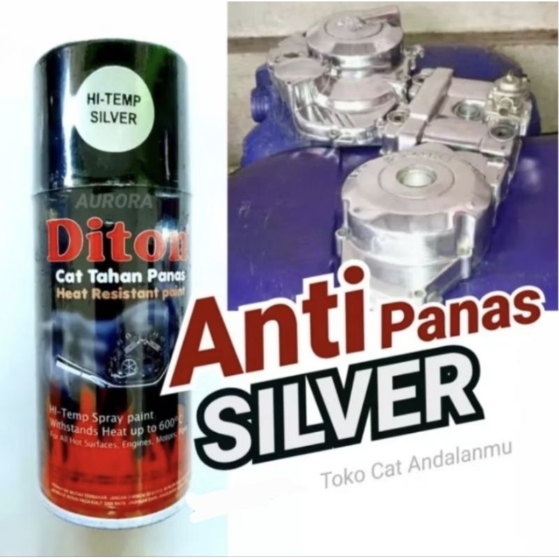 Pylox Diton Hitemp Silver.Htemp silver anti panas ,tahan panas cocok buat mesin/kenalpot