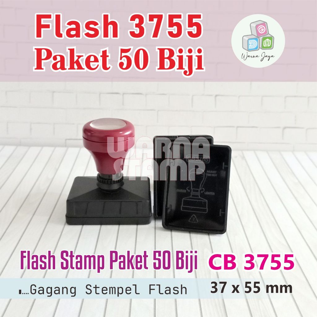 

Gagang Stempel Flash 3755 mm / Paket 50 Biji / Gagang Stamp Flash Persegi Panjang / Hanya Gagang Saja