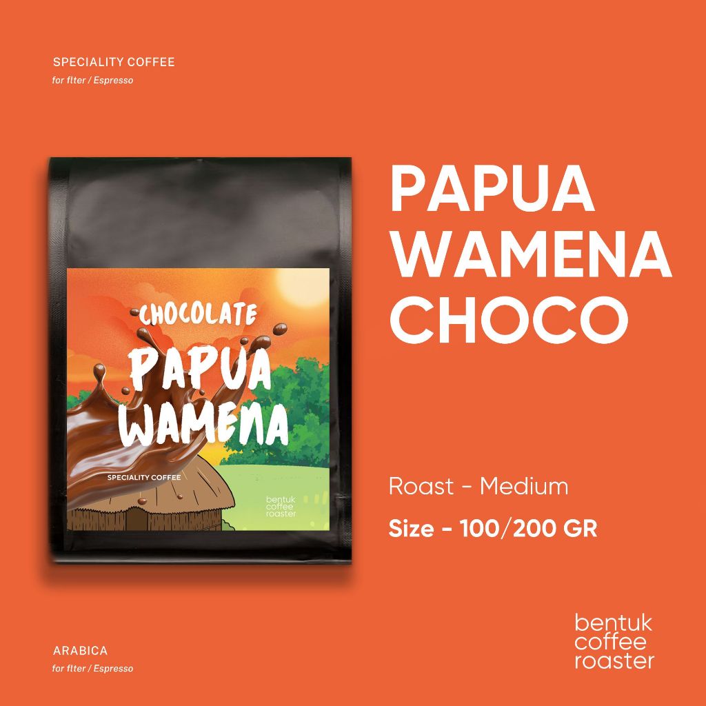 

Kopi Arabika Papua Wamena Choco - Speciality Coffee by Bentuk Coffee Roaster