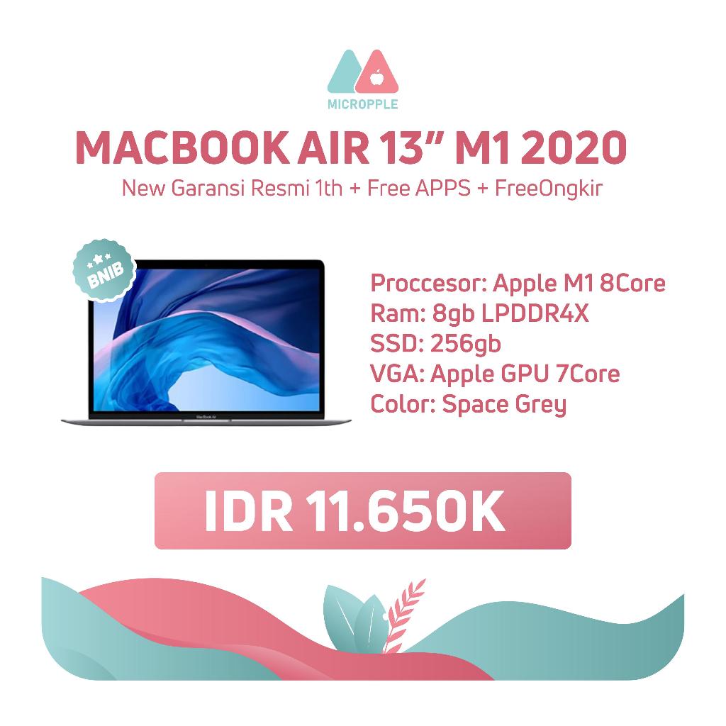 (New iBox) MacBook Air 13" M1 2020 8gb 256gb MGN63 MGND3 MGN93