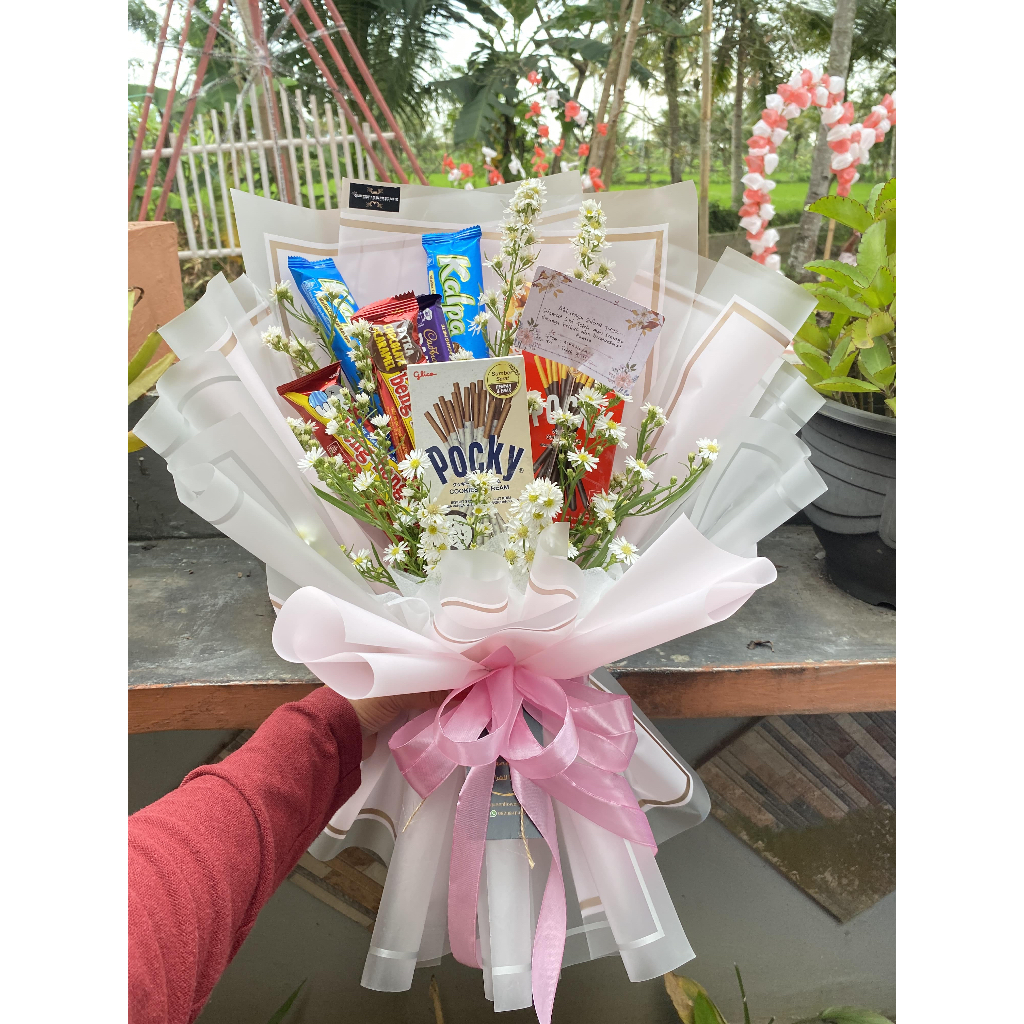 

Buket snack mix fresh flower
