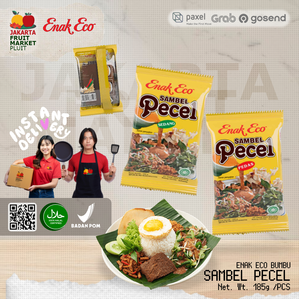 

ENAK ECO SAMBEL PECEL bumbu kacang masakan instant